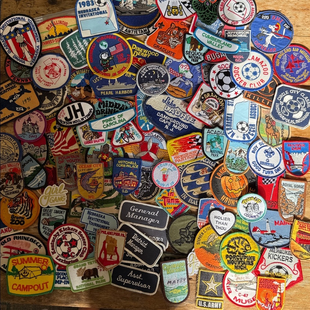 Vintage Assorted Patches Collection